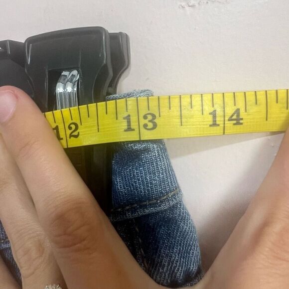 Hope Ave. XS Color Blocking Denim Shorts - Picture 5 of 7